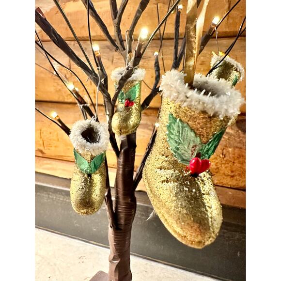 Christmas Ornaments, Vintage Ornaments, 1950s Japan , Mid-Century Modern - Picture 3 of 6